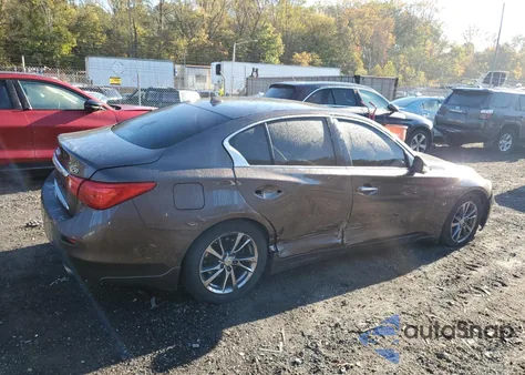 2015 Infiniti Q50 Base z USA, uszkodzony, nr VIN JN1BV7AP2FM355450